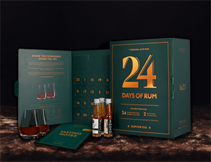 24 Days of Rum - Rom julekalender 2022 + 2 glas   